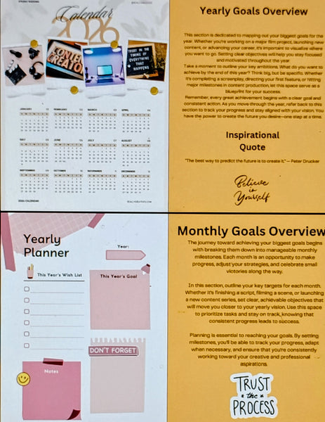 Daily Planners for Media Content Creators