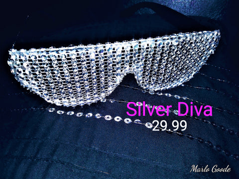 Divaz Stylez  HaterBlockaz (Silver Bling) sunglasses